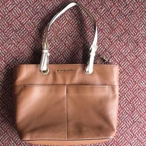 Brown leather Michael Kors handbag